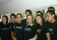 2010, Marzo 1 - En la presentación de Triatletas por México, A.C.