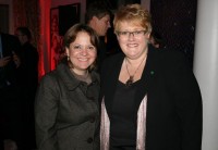 con Trine Schei Grande, Jefa del Partido Liberal en Oslo, Noruega