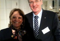 con el alcalde de la Ciudad de Stuttgard, Wolfang Schuster